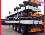40FT Container Transport Flat Bed Semi Trailer for North Africa