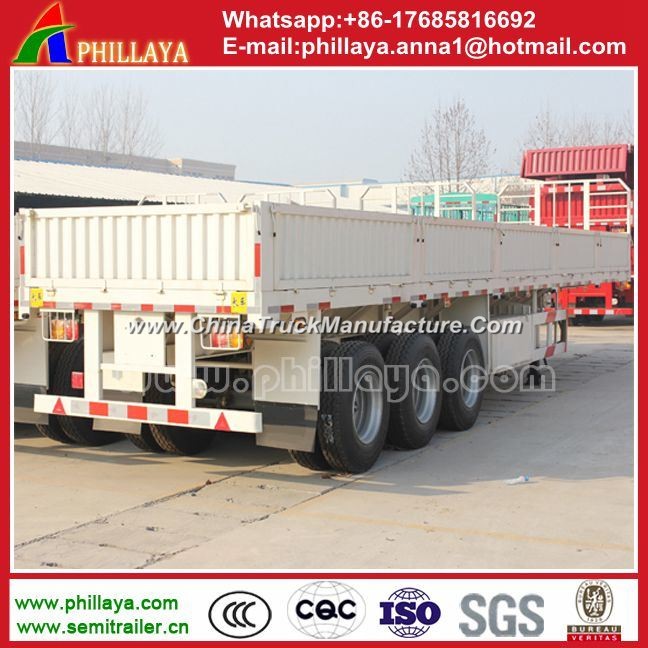 Cimc 2/3 Axle 30 to 40 Ton Side Wall Semi Trailer for Cargo Transport