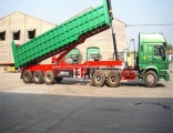 Self-Dumping 3 Axle Heavy Duty Dump/Tipper Semi Trailer for Mineral/Iron/Stone/Sand/ Mine Transport