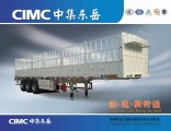 Cimc 3 Axles Fence Cargo Semi Trailer with Gooseneck Style Optional for Cattle Coal Transportation