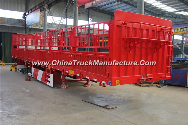 40-60 Tons Cargo Transport Fence Semi Trailer with 3axles