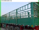 3 Axle Livestock Fence Cargo Truck Trailer for Sale