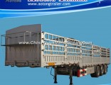 60ton 3 Axles Fence Cargo Semi Trailer