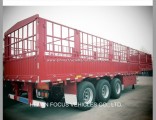 Manufacturing 3 Axles High Bed Cargo Semi-Trailer with Stake