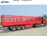 China Hot Sale High Bed Cage Van Enclosed Cargo Horse Fence Semi Trailer