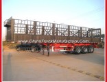 3 Axles Transport Animal High Side Wall Strong Stake Fence Truck Semi Trailer