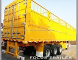 3axles Bulk Cargo Transportation Semi Box Trailer