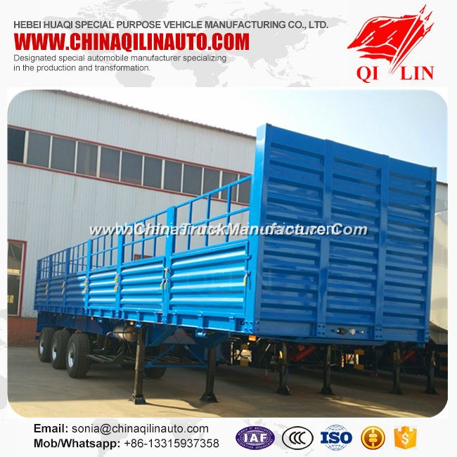 Stake Semi Trailer for Container or Bulk Cargo Loading