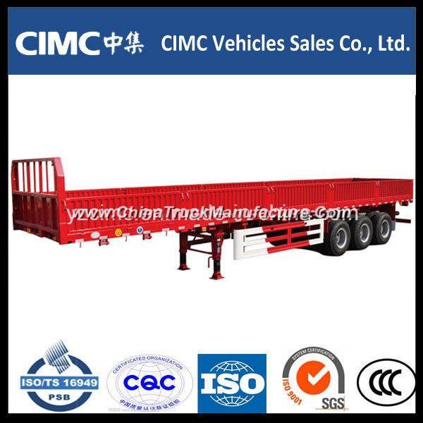 Cimc 40tons Side Wall Trailer for Bulk Cargo Transportation