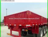 Chinese 50t Tri-Axle Side Wall Bulk Cargo Semi Trailer