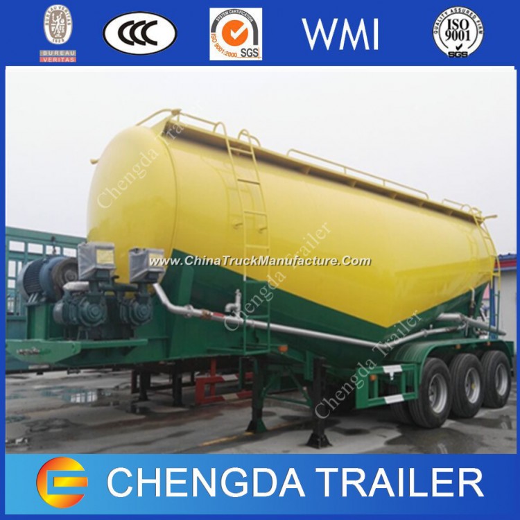 Chinese Manufacturer 3axles 60ton Flyash Cement Bulker Cargo Tanker Trailer