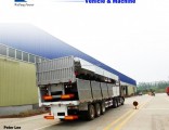 Gooseneck Type 50ton Side Wall/Side Drop/Side Board/Bulk Cargo Truck Semi Trailer