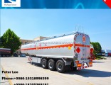 Aluminum Alloy Fuel/Oil/Diesel Transport Tanker Semi Trailer with Fuhua/BPW Axle