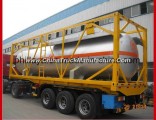 Hot Sale 20FT or 40FT LPG LNG Tanker Tank Fule Container Semi Truck Trailer