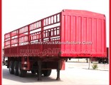 3 Axles High Bed Cargo Semi-Trailer with Stake