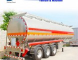 3axles Aluminum Alloy Fuel/Oil/Diesel Transport Tanker Semi Trailer