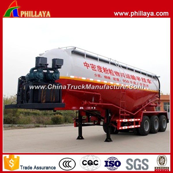 Varies Capacities 3 Axles Bulk Cement Tanker Semi Trailer