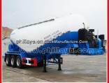 3 Axles V Shape 68 Cbm 70 Tons Bulk Cement Tnak Tanke Semi Truck Trailer