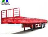 2017 Sidewall Detachable Container Bulk Cargo Loading Flat Bed Trailer
