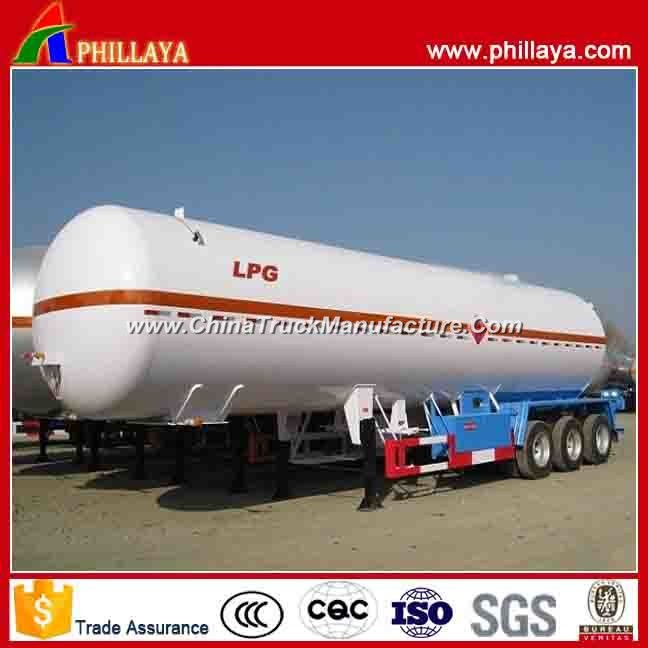 Phillaya New Style 3 Axles 50-58.5 Cbm LPG Tanker Semi Trailer
