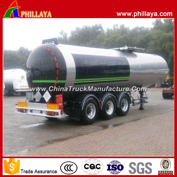 Phillaya Brand-New Designed 30-50 Cbm 3 Axles Fuel Oil Tanker Semi Trailer