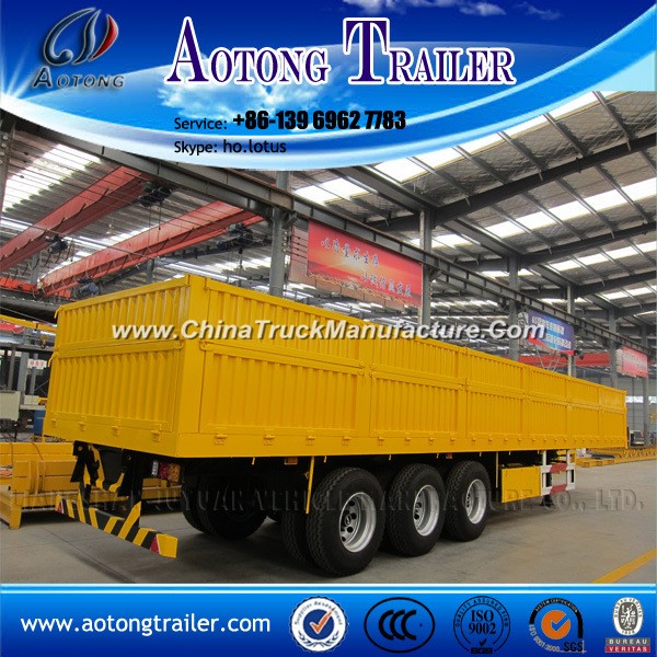 Side Wall Cargo Semi Truck Trailer for Agricultural