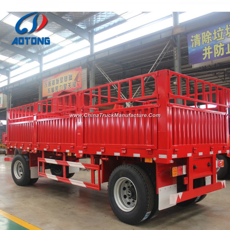 China Manufacture 2/3axle Side Wall Fence Cargo Trailer for Sale