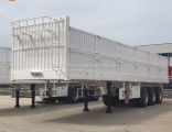 3 Axle 40 Tons Side Wall Drop Side Cargo Trailer