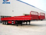 Good Quality 3axle Flatbed Side Wall Cargo Trailers for Sale