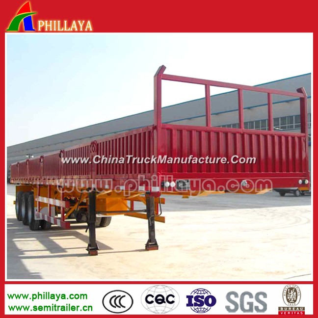 Side Wall Open Container Trailer for Cargo Transportation