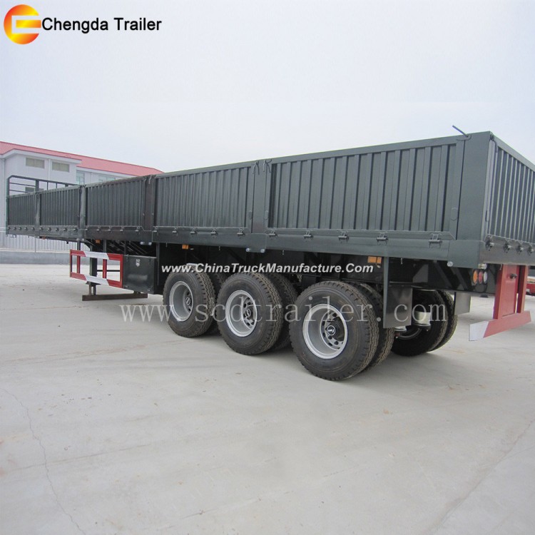 Side Wall Cargo Transporting Box Trailer for Sale