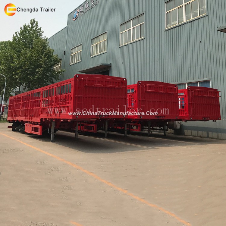 Fence and Side Wall Bulk Cargo Fence Trailer