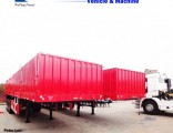 3-Axle Cargo Semi-Trailer with Side Wall for Sale