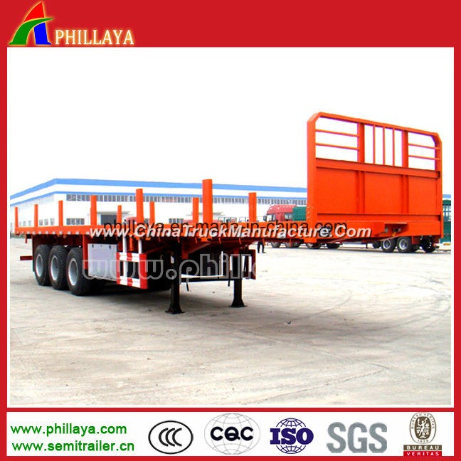 Side Wall Removable Lumber Carrying Small Cargo Semi Trailer on Sale