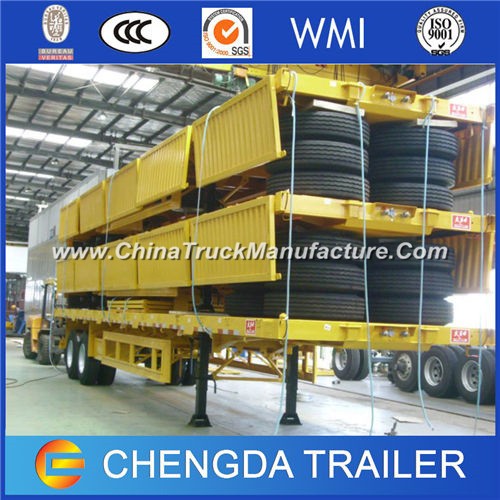 Cargo Trailer, 3 Axles 40ton Side Wall Container Trailer Sales