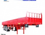 Flatbed Trailer Side Wall Fence Cargo Truck Trailer for Sale