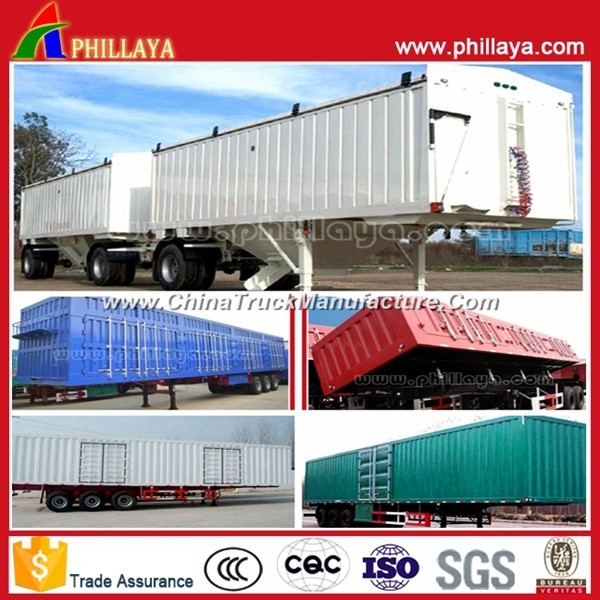 Multi Function Tri-Axle Container Cargo Box Semi Trailer