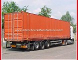 3axles 40FT Truck Van Curtain Side Cargo Box Semi Trailer