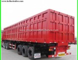 Two / Tri Axle Flatbed / Gooseneck Box Van Truck Trailer with 40t - 60t Loading Capacity