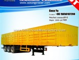 3 Axles Cargo Enclosed Box Type Van Semi Trailer
