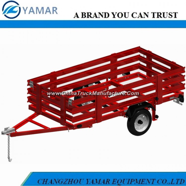 4X8 Utility Folding Trailer with Cage