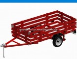 4X8 Utility Folding Trailer with Cage