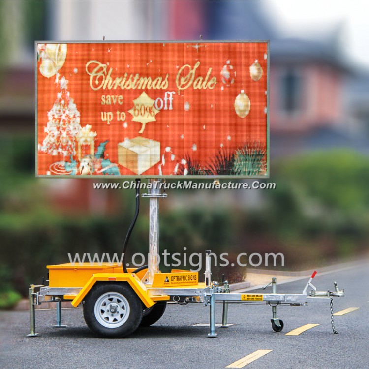 2 Years Warranty Outdoor Full Color LED Display Avertising Trailer