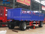 China Manufacture 2/3axle Fence Cargo Trailers/ Full Trailer for Sale