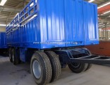 3 Axle 40tons Heavy Duty Truck Full Trailer