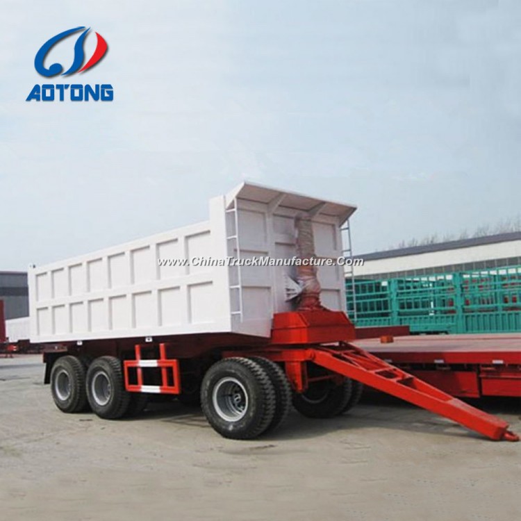 China Steering 2/3axle Cargo Trailers/Dump Full Trailer for Sale