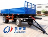 Full Trailer Type Flatbed Draw Bar Cargo Trailers/Box Trailer for Sale