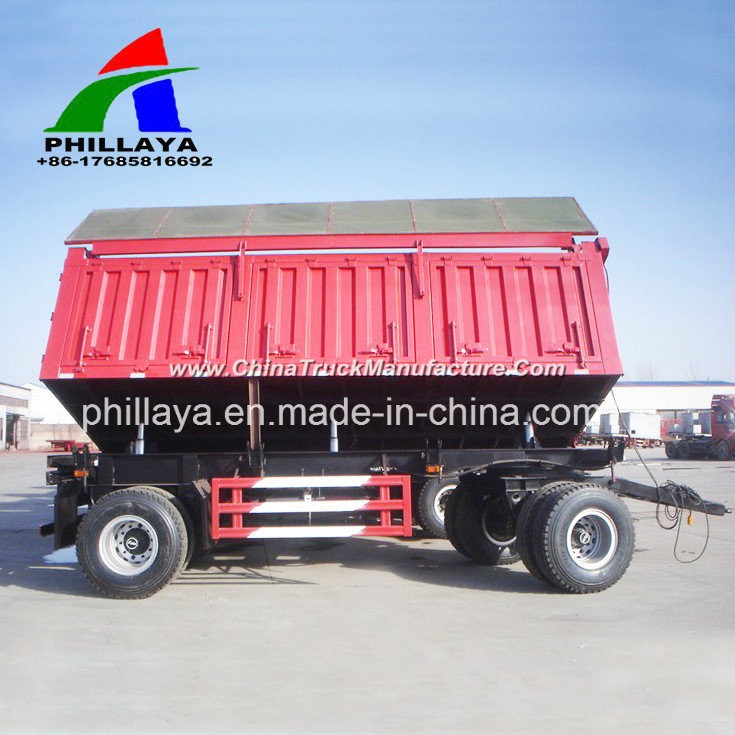 Truck Trailer Cargo Body Hydraulic Tipper Full Trailer