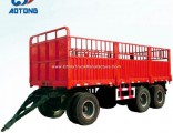 Good Quality 2/3 Axle Fence Cargo Trailers/Flatbed Full Trailer