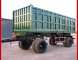 4 Axles Coal Transport Tipping Full Trailer with Drawbar